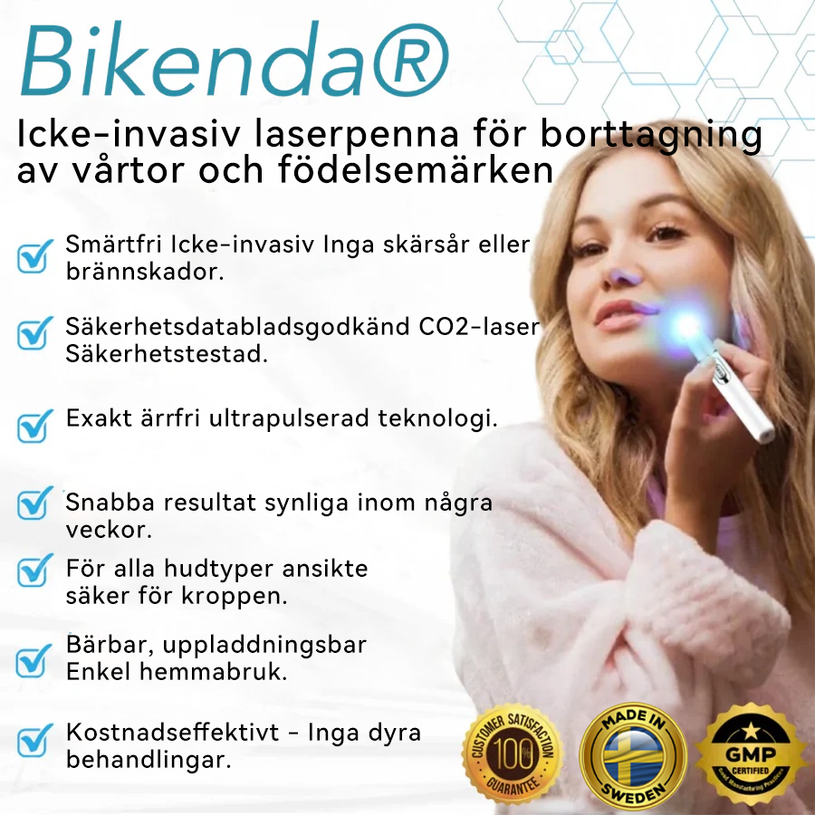 Bikenda®🍁💖 laserpenna (med CO₂-laserteknik – effektiv för att ta bort födelsemärken, vårtor, hudflikar, pigmentfläckar och andra hudproblem)