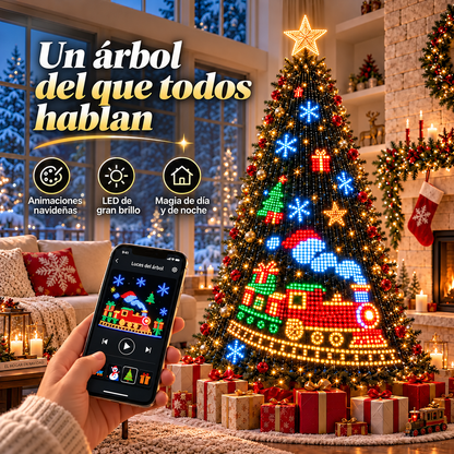 🍈💡Guirnalda de luces LED RGB inteligentes | 🧱 Tu espectáculo de luces navideñas, controlado desde tu teléfono