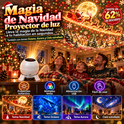 🪩Tienda Oficial |🦊🦊 Proyector Mágico de Navidad HD® – Luces Dinámicas y Escenas Festivas