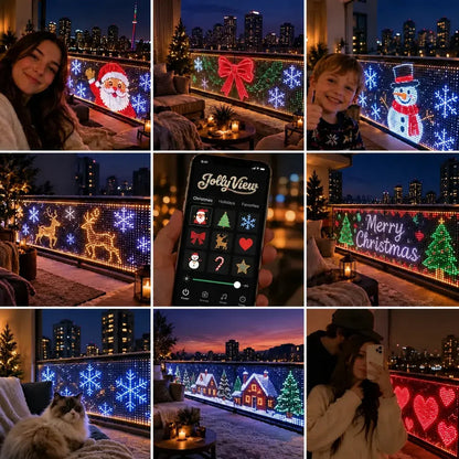 🍈💡Guirnalda de luces LED RGB inteligentes | 🧱 Tu espectáculo de luces navideñas, controlado desde tu teléfono
