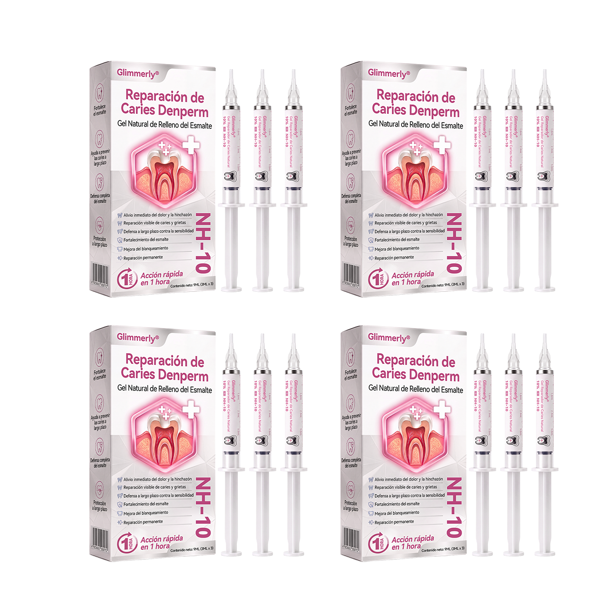 4 cajas 🪥Fortalecimiento de todos los dientes