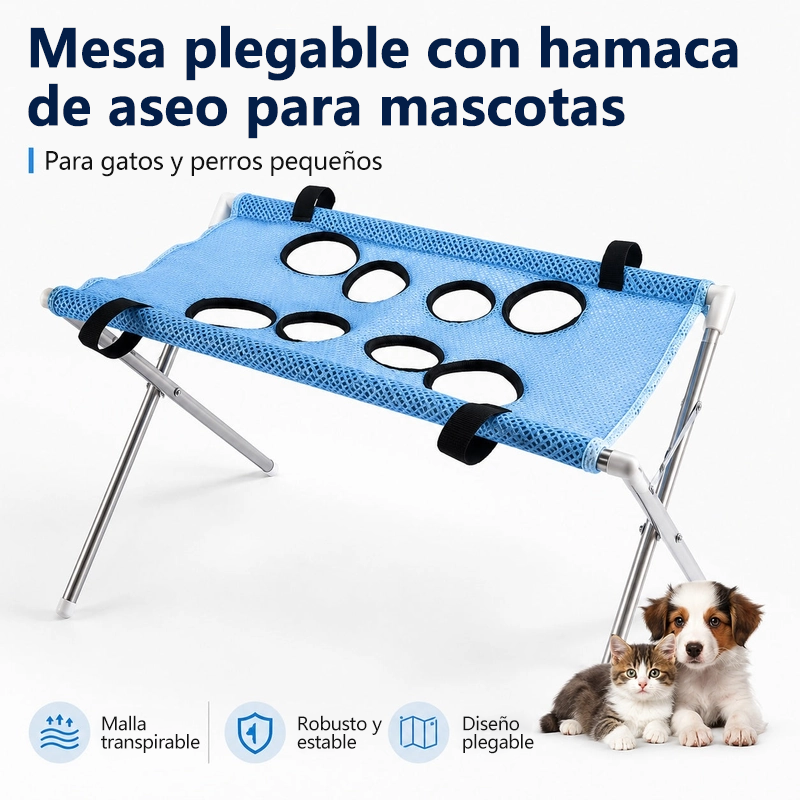 西班牙 Estación de aseo Venturo™ GroomingCare: mantenga a su mascota segura durante el aseo.