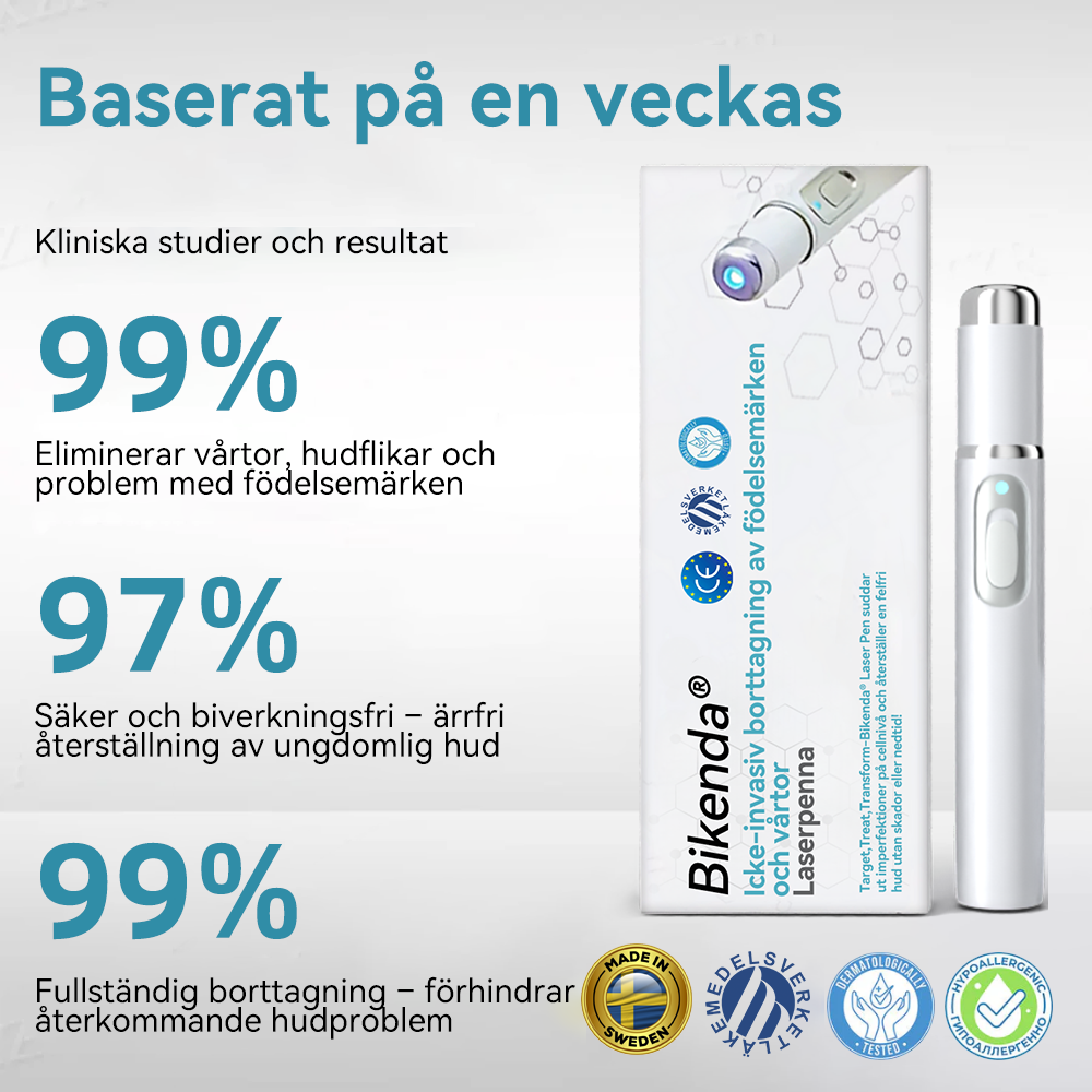 Bikenda®🍁💖 laserpenna (med CO₂-laserteknik – effektiv för att ta bort födelsemärken, vårtor, hudflikar, pigmentfläckar och andra hudproblem)