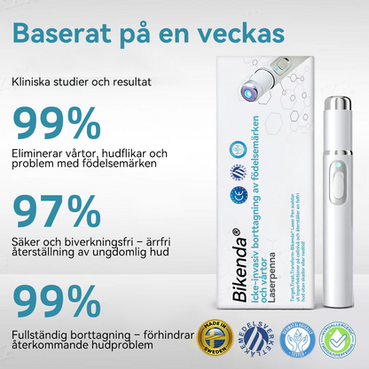 Bikenda®🍁💖 laserpenna (med CO₂-laserteknik – effektiv för att ta bort födelsemärken, vårtor, hudflikar, pigmentfläckar och andra hudproblem)