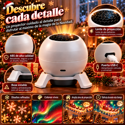 🪩Tienda Oficial |🦊🦊 Proyector Mágico de Navidad HD® – Luces Dinámicas y Escenas Festivas